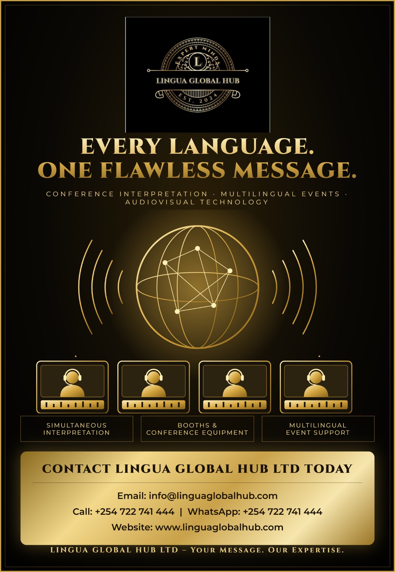 Lingua Global Hub — Every Language. One Flawless Message.