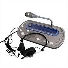 Delegate discussion unit with gooseneck microphone and headset